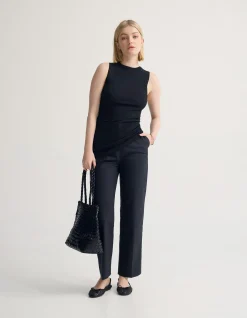 APRIL DRAWSTRING KNITTED TOP