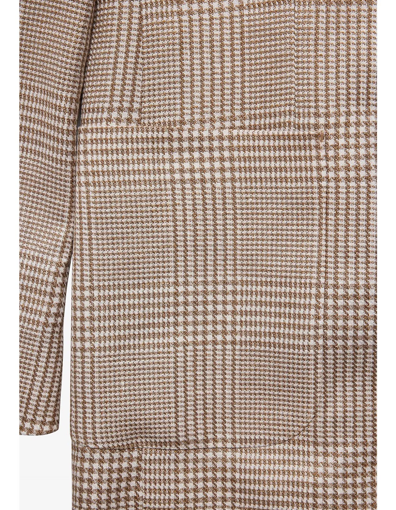 ARCHER BLAZER -WOOL/LINEN BROWN HERITAGE CHECK