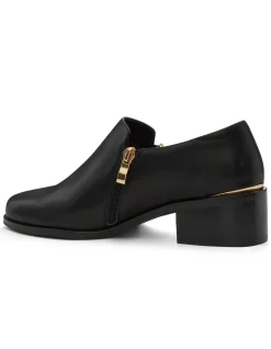 ARGYLE LEATHER ANKLE BOOT