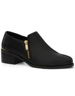 ARGYLE LEATHER ANKLE BOOT
