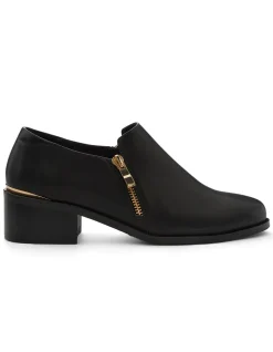 ARGYLE LEATHER ANKLE BOOT