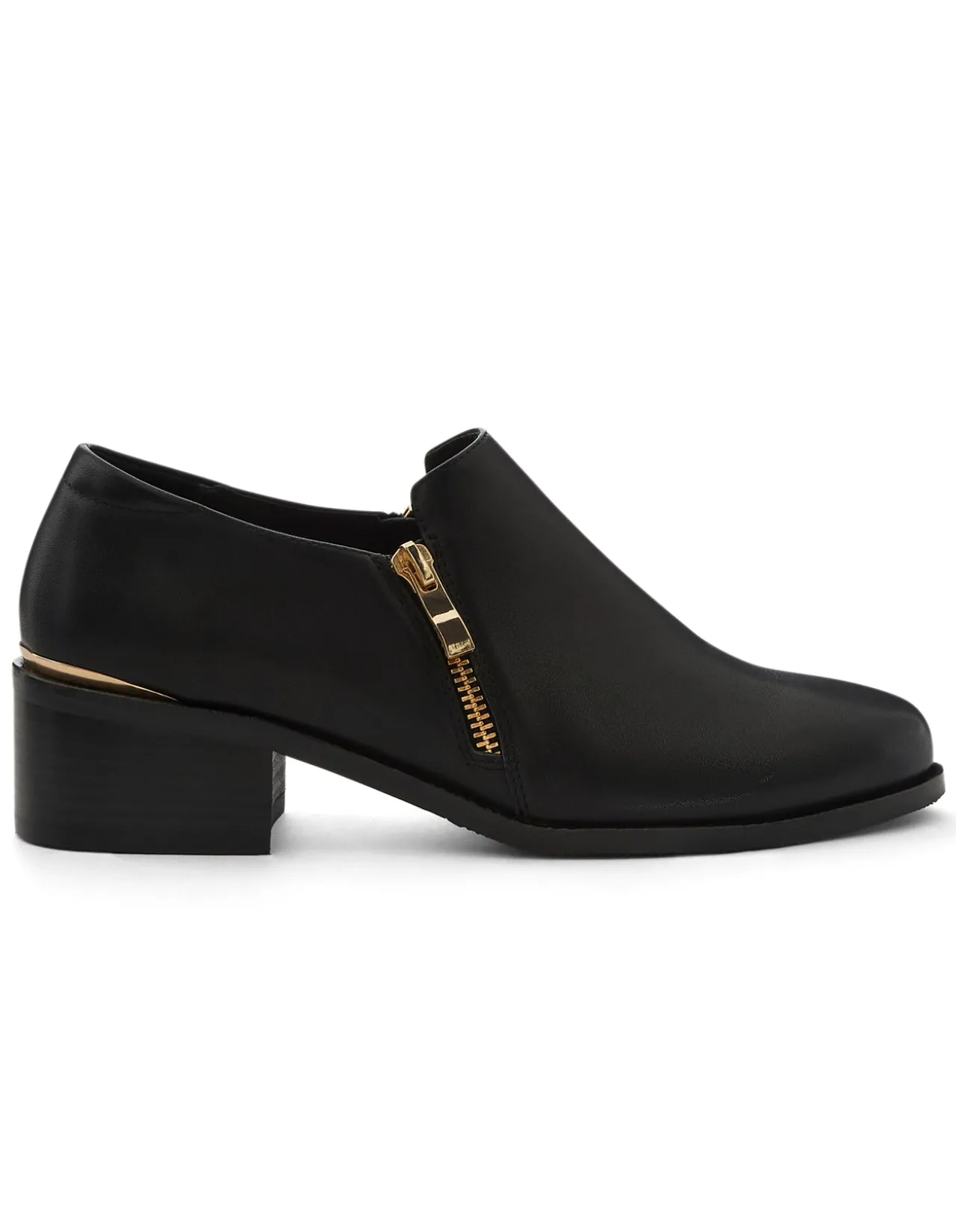 ARGYLE LEATHER ANKLE BOOT