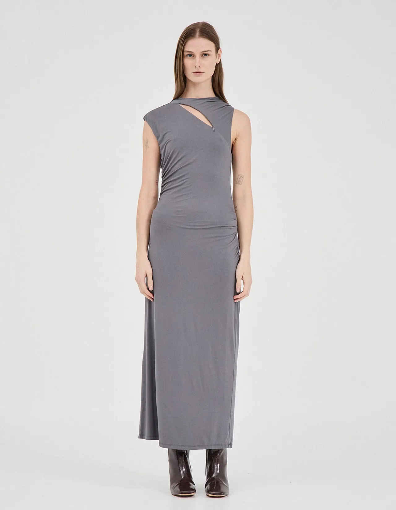 Ari Ruched Jersey Dress