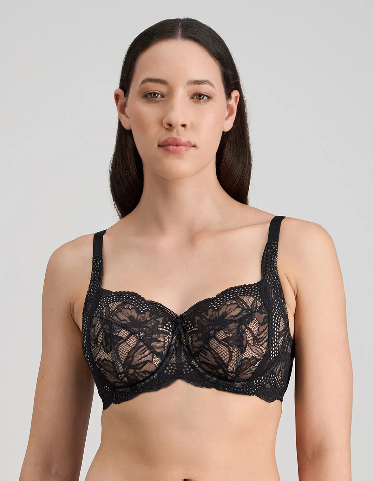 Aria Floral Lace Full Coverage Underwire Bra