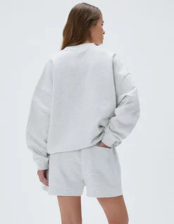 AS Oversized Fleece Back Logo Crew Sweatshirt