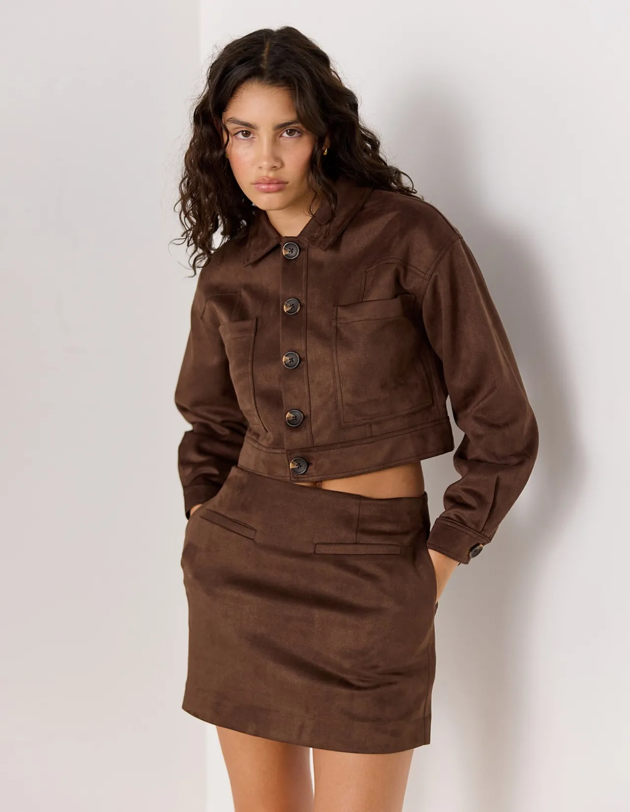 ASTON SUEDE MINI SKIRT