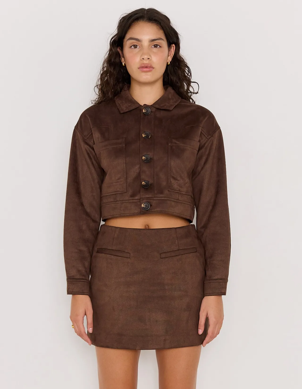 ASTON SUEDE MINI SKIRT