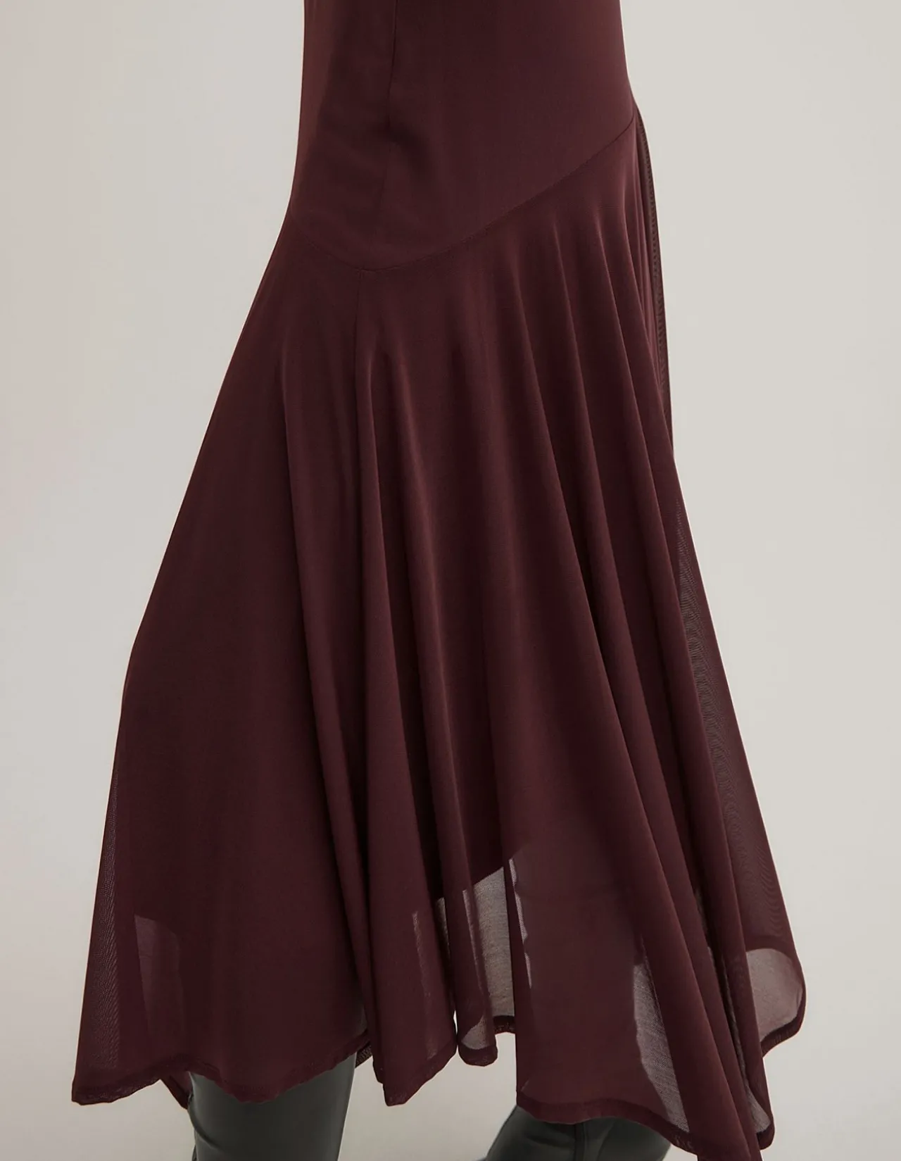 Asymmetric Drape Skirt