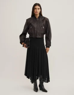 Asymmetric Drape Skirt