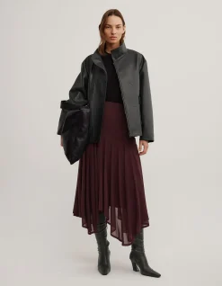 Asymmetric Drape Skirt
