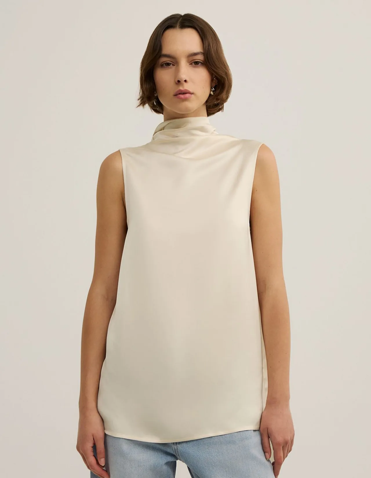 Asymmetric Scarf Top