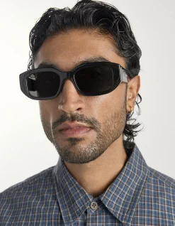 ATH BLACK SUNGLASSES POLARISED GREY LENS