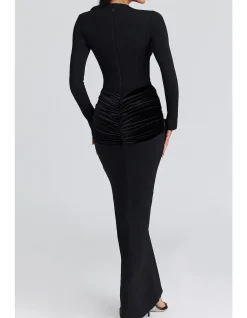ATHENA LONG SLEEVE MAXI DRESS