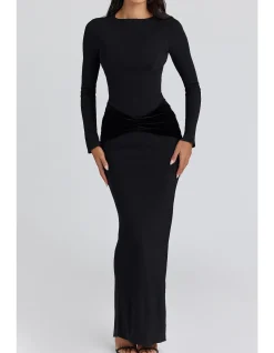 ATHENA LONG SLEEVE MAXI DRESS
