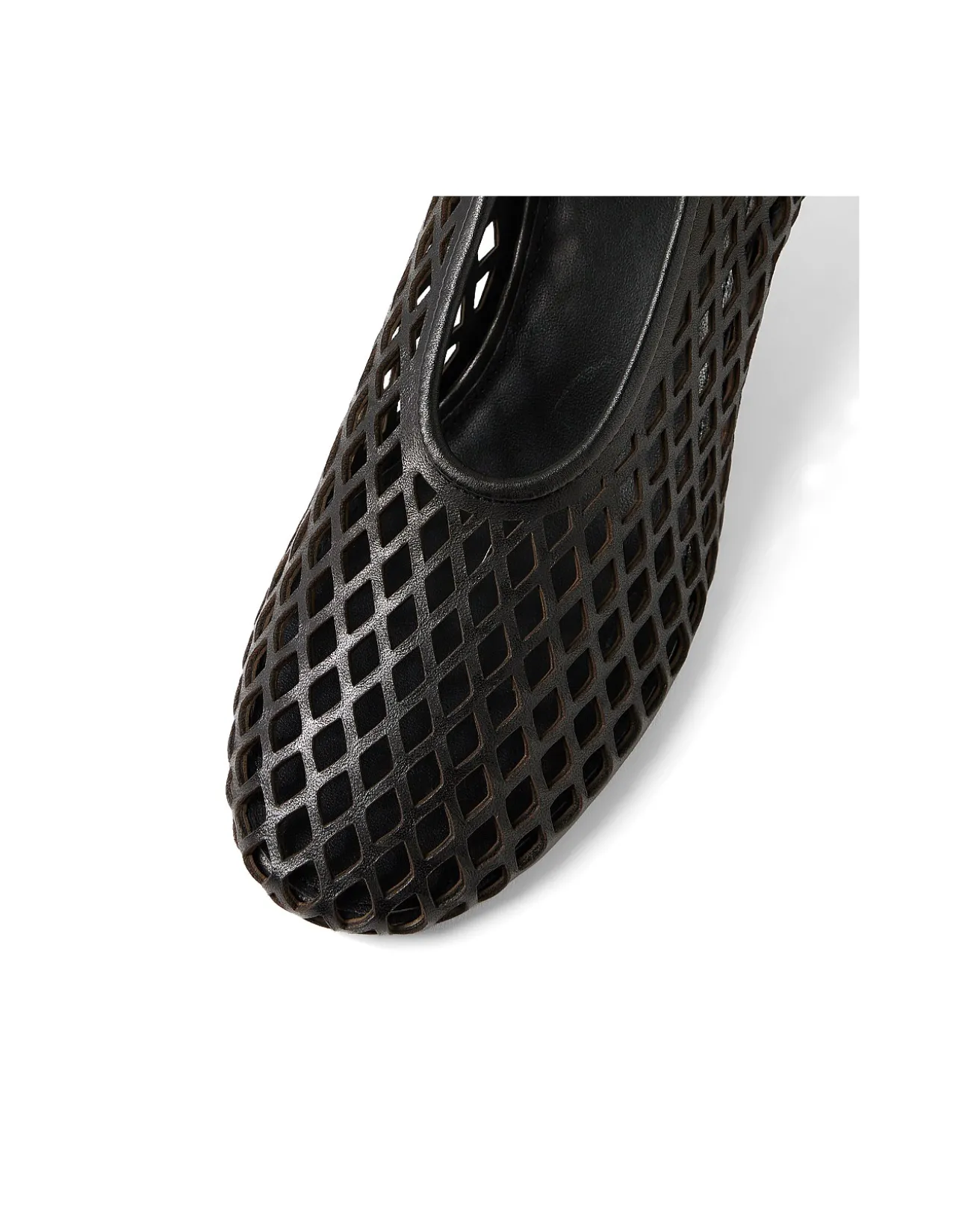 ATUNED Mesh Slingback Kitten Heel Pumps