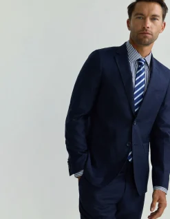 AUDEN WOOL CHECKED SUIT JACKET