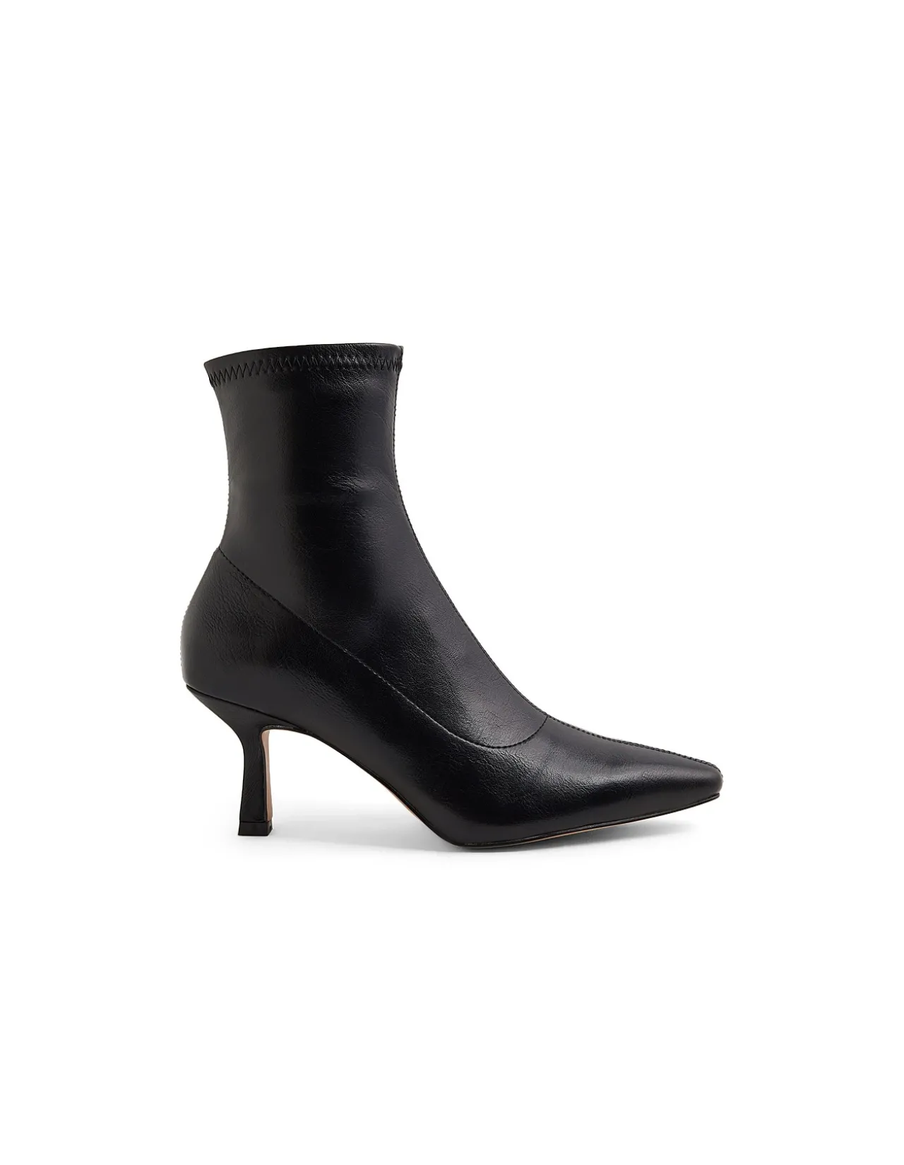Audry Pointed Toe Kitten Heel Ankle Boots