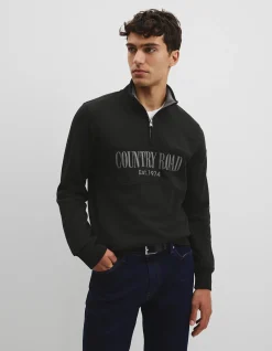 Australian Cotton Half Zip Heritage Sweat