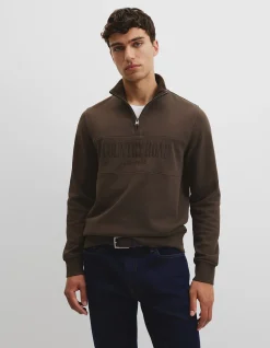 Australian Cotton Half Zip Heritage Sweat