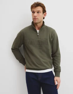 Australian Cotton Half Zip Heritage Sweat