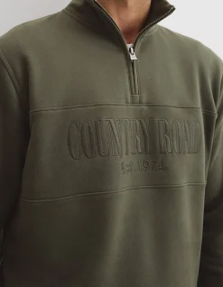 Australian Cotton Half Zip Heritage Sweat