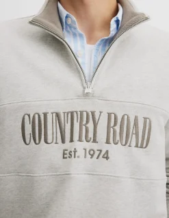 Australian Cotton Half Zip Heritage Sweat