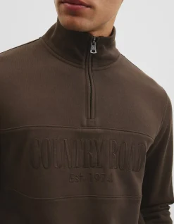 Australian Cotton Half Zip Heritage Sweat