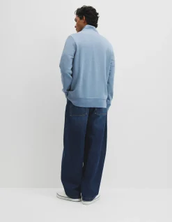 Australian Cotton Half Zip Heritage Sweat
