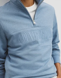 Australian Cotton Half Zip Heritage Sweat
