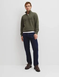 Australian Cotton Half Zip Heritage Sweat