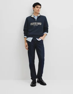Australian Cotton Half Zip Heritage Sweat