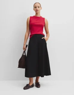Australian Cotton Blend Fitted Rib Tank