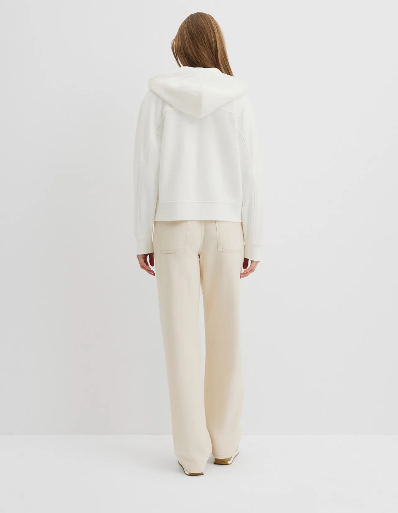 Australian Good Earth Cotton Zip Through Hooded Sweat