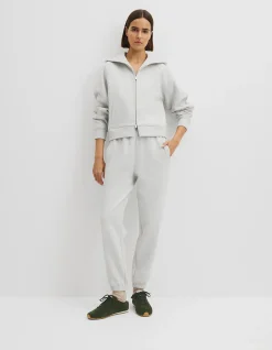 Australian Good Earth Cotton Zip Through Hooded Sweat