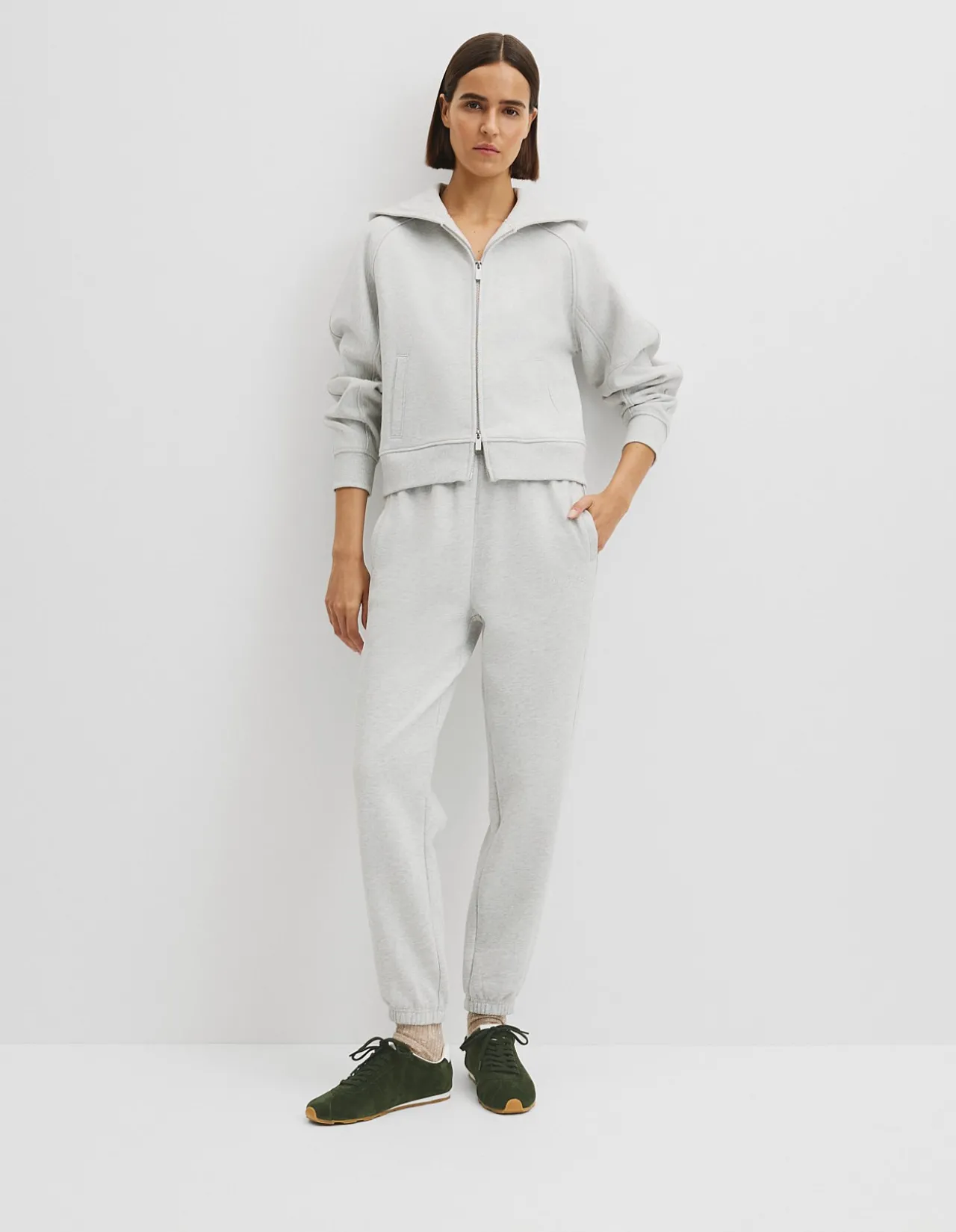 Australian Good Earth Cotton Zip Through Hooded Sweat