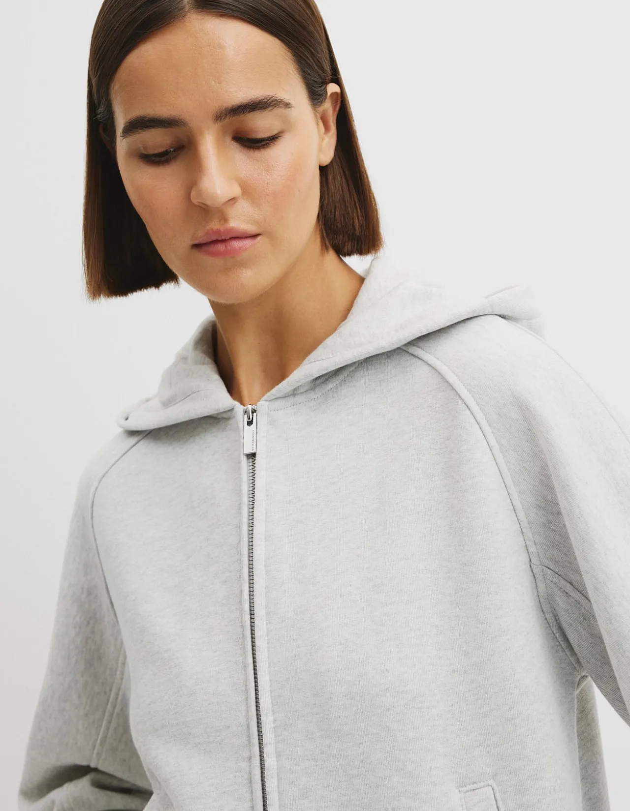 Australian Good Earth Cotton Zip Through Hooded Sweat