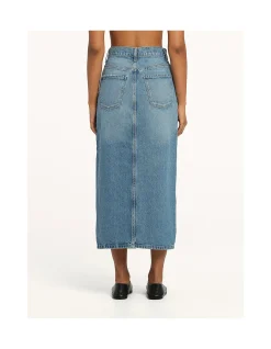 Avery Midi Denim Skirt