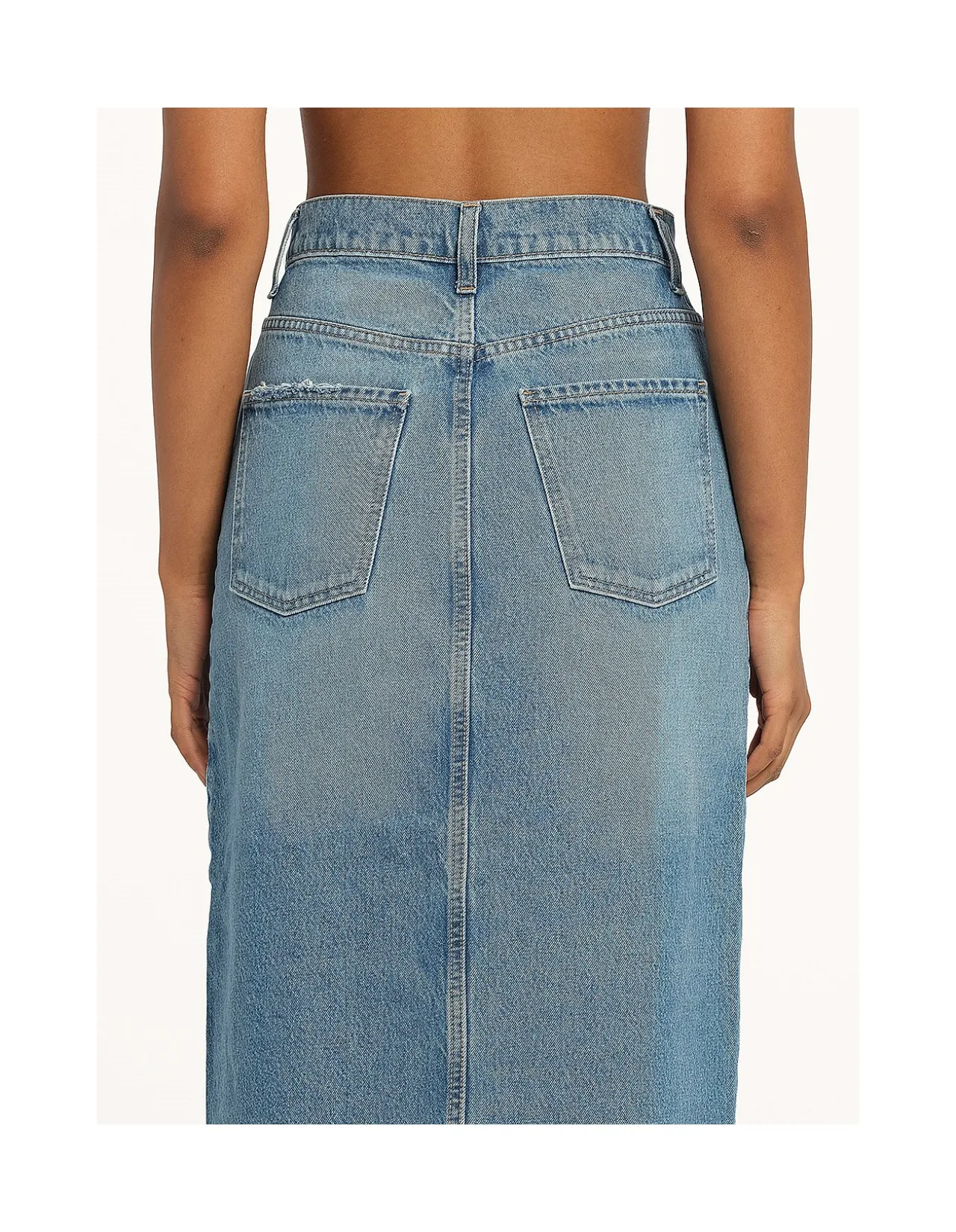 Avery Midi Denim Skirt