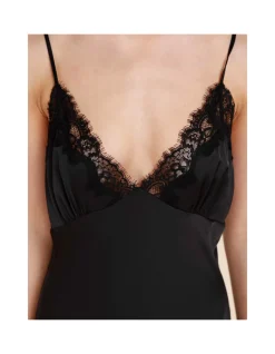 Azalia Silky Satin Short Chemise