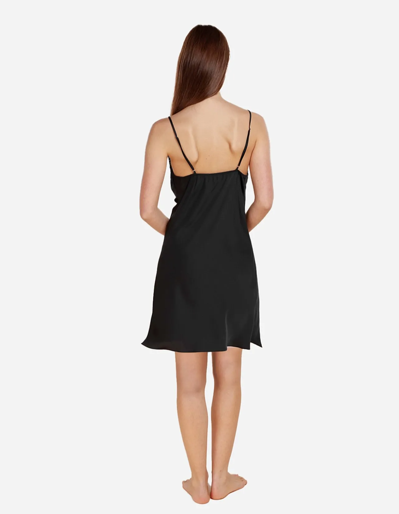 Azalia Silky Satin Short Chemise