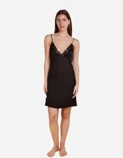 Azalia Silky Satin Short Chemise