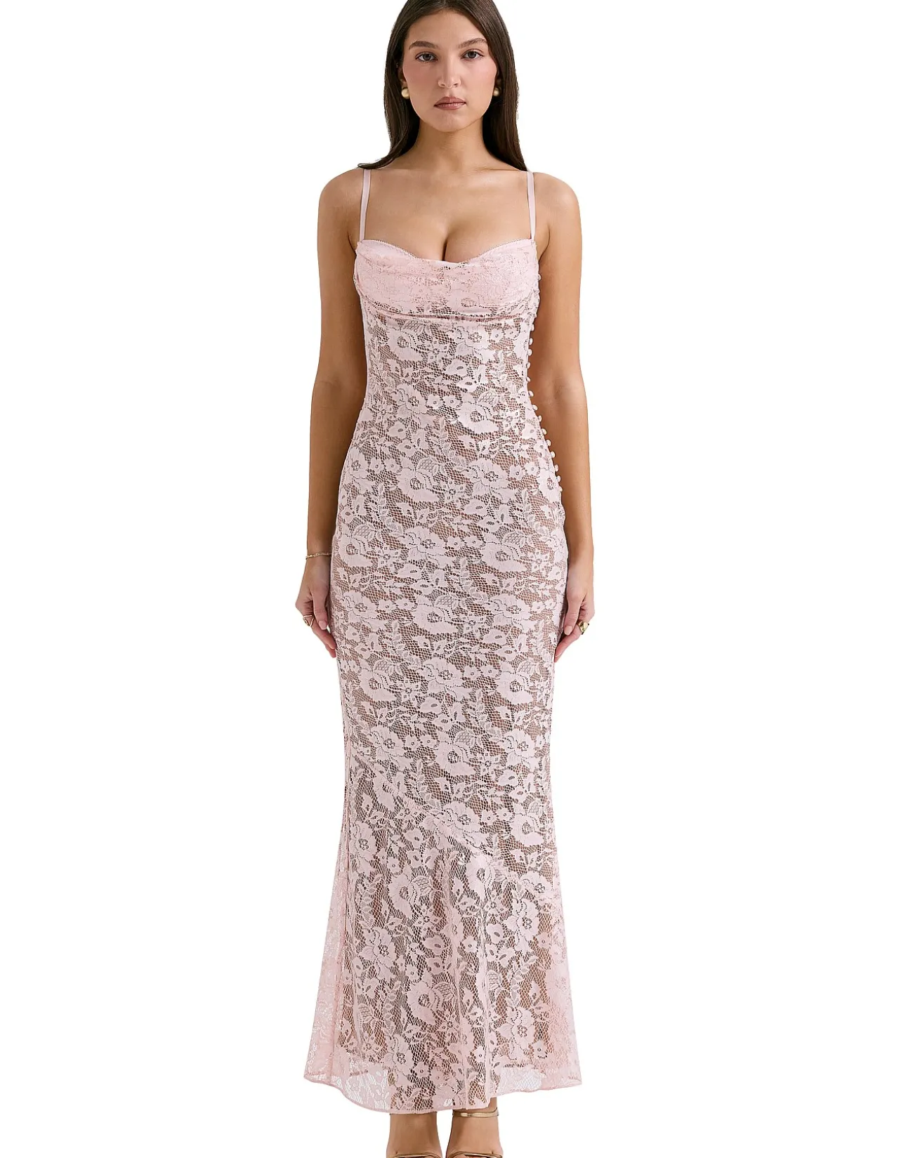 AZZURRA GODET GOWN