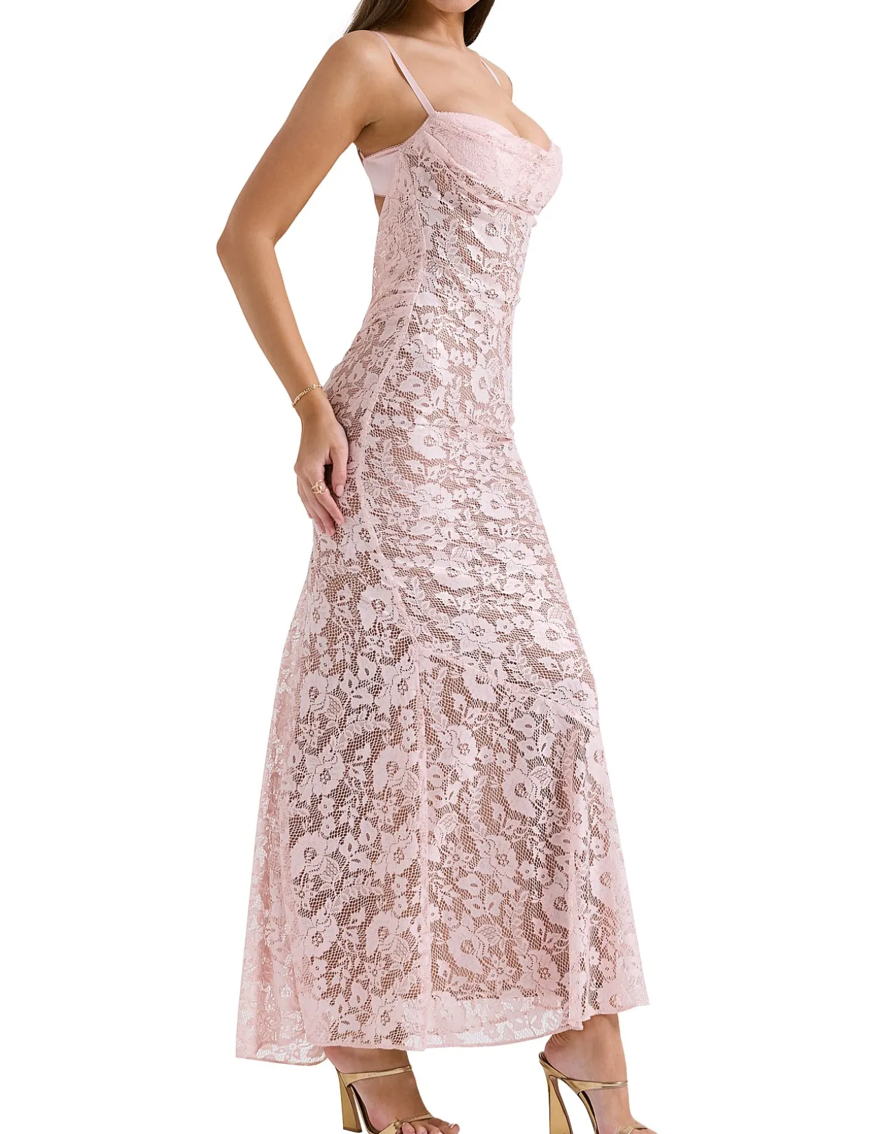 AZZURRA GODET GOWN