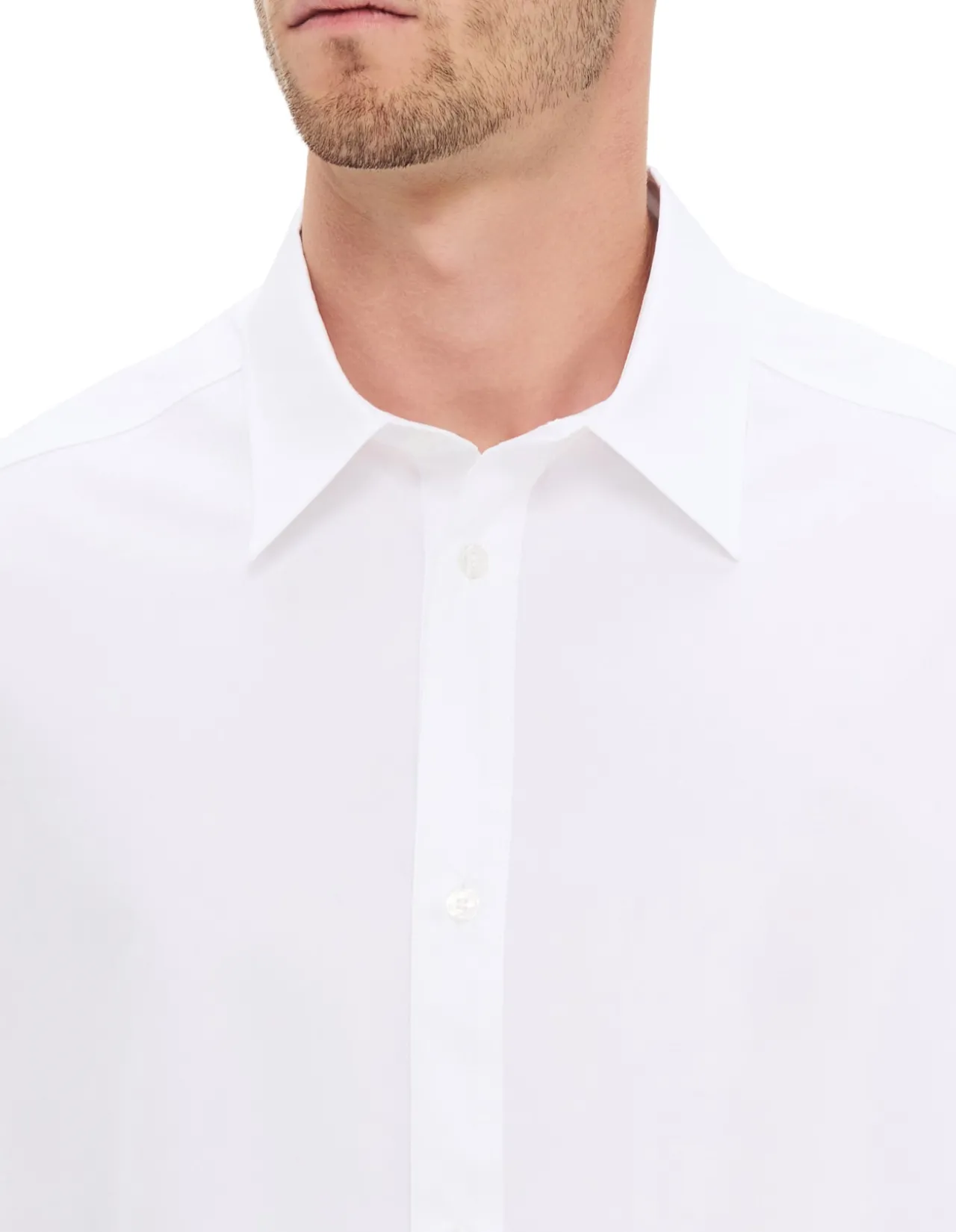 BACK PB EMB POPELINE LOOSE SHIRT