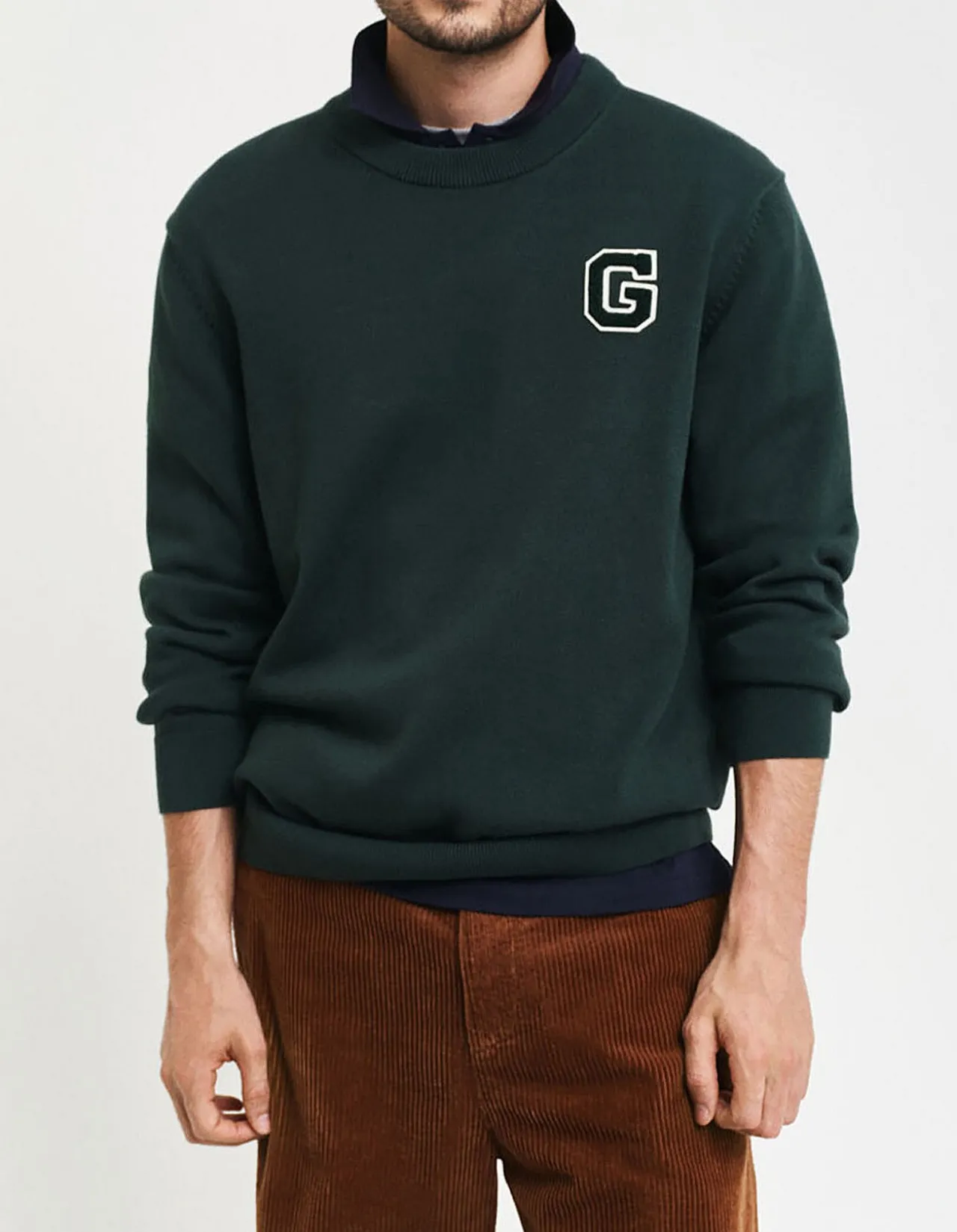 Badge Crew Neck Knit