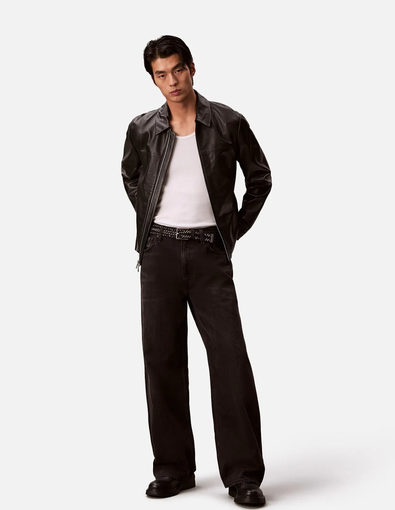 BAGGY AVERY BLACK STONE JEANS