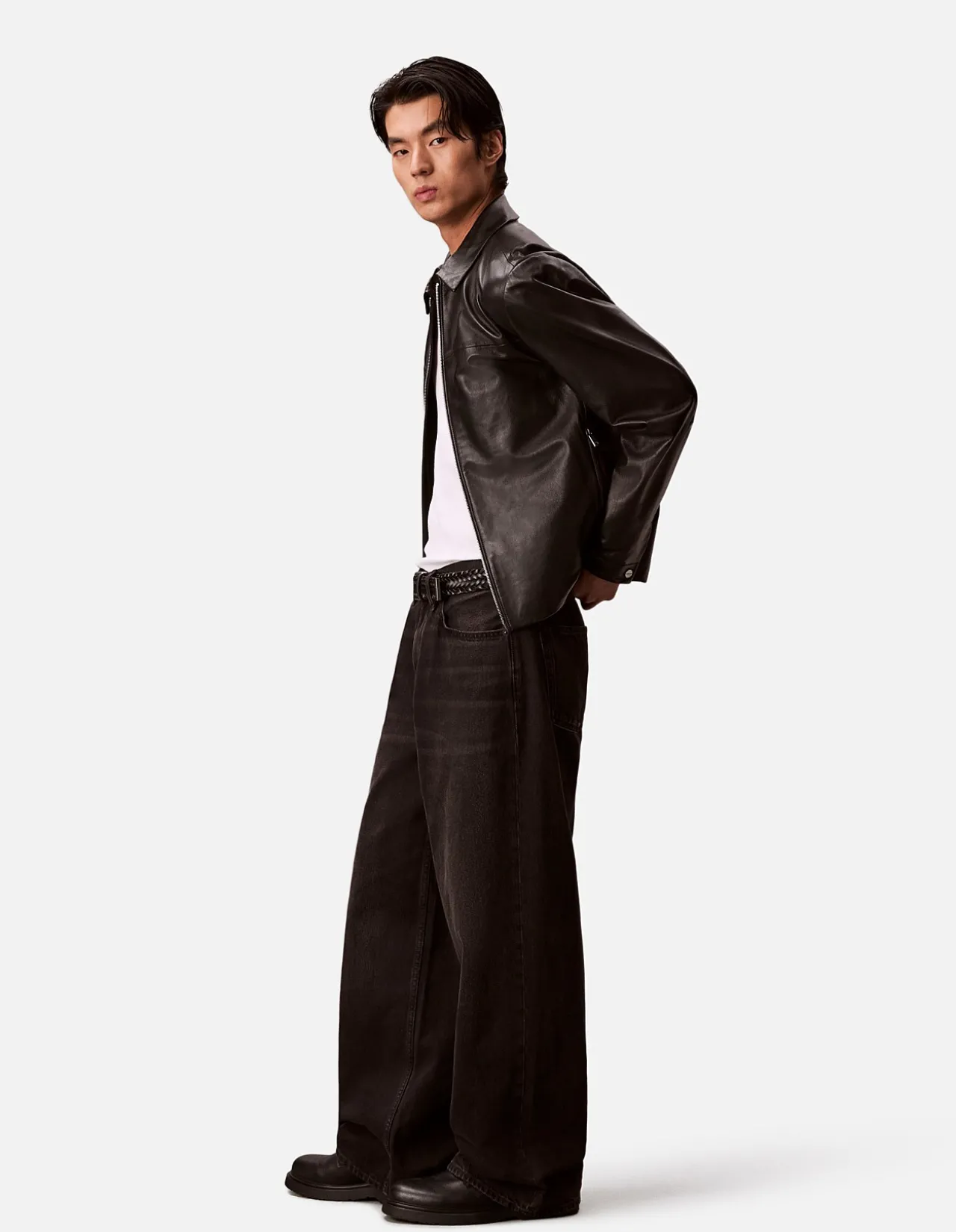 BAGGY AVERY BLACK STONE JEANS