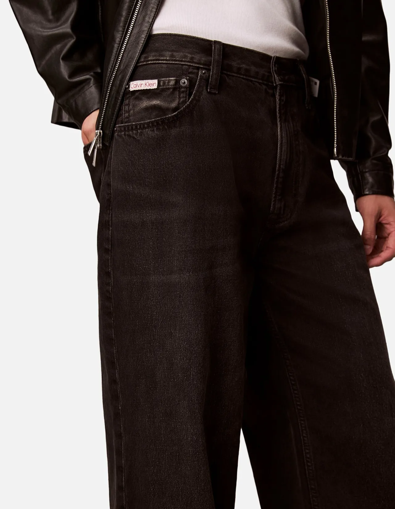 BAGGY AVERY BLACK STONE JEANS