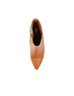 Bambina Pointed Heel Leather Ankle Boots