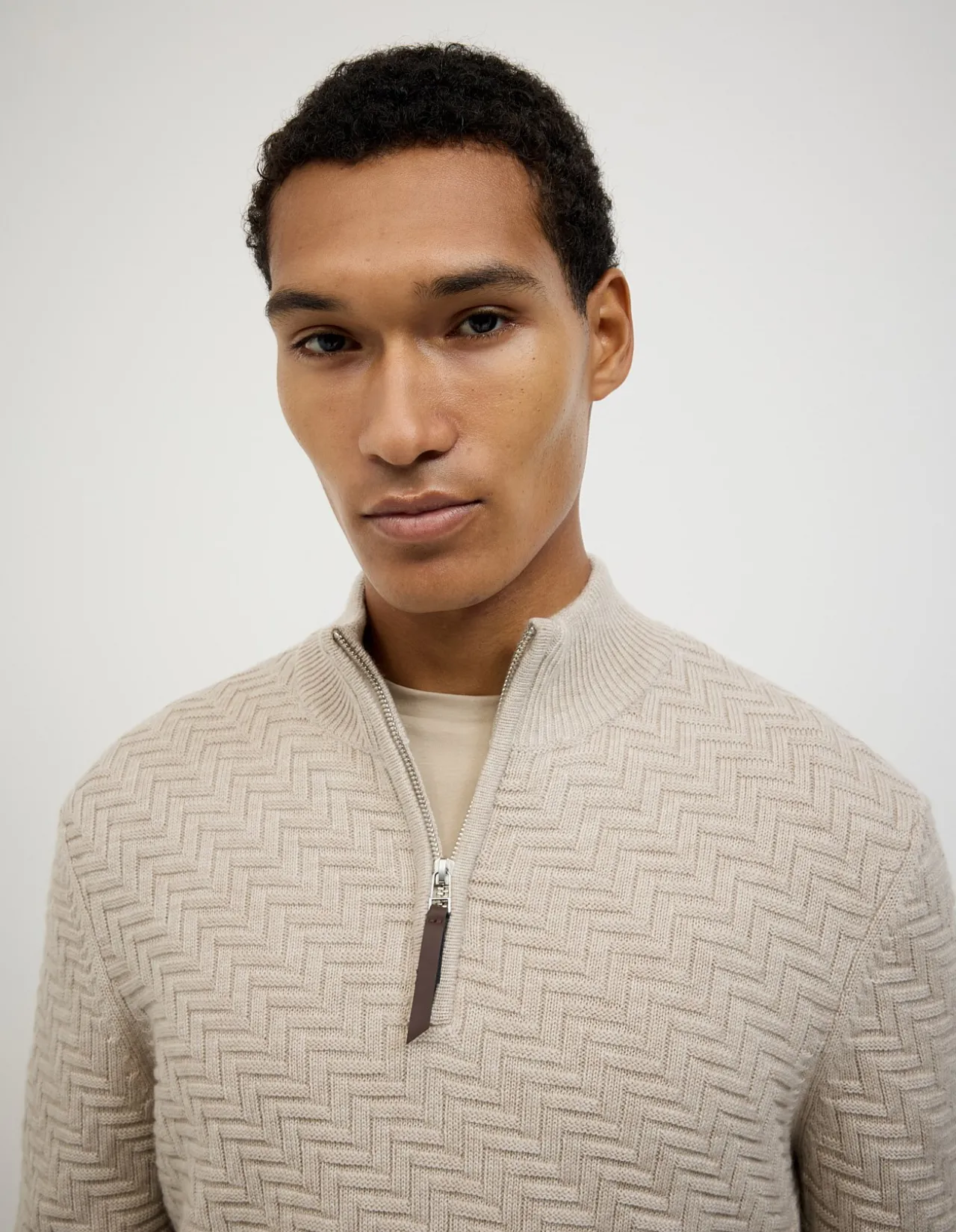 Barker Quarter Zip Knit